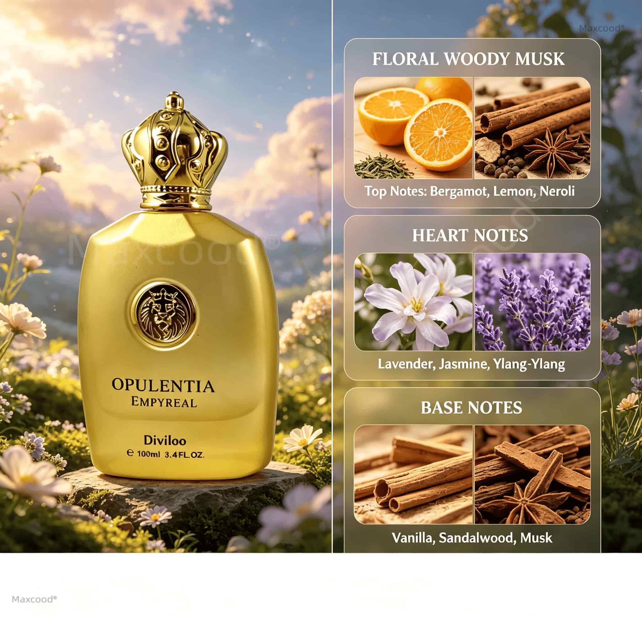 Bloemige, houtachtige en muska - Perfume Floral Fragrance recensie en prijs